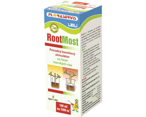 Prírodný koreňový stimulátor RootMost Floraservis 100 ml RootMost stimulátor koreňov na zlepšenie rastu koreňov