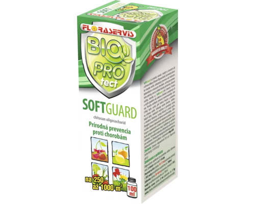 Prípravok proti chorobám SOFTGUARD Floraservis BIO PROtect 100 ml Obal prípravku na ochranu rastlín Bio Pro Tect Softguard pre záhradu