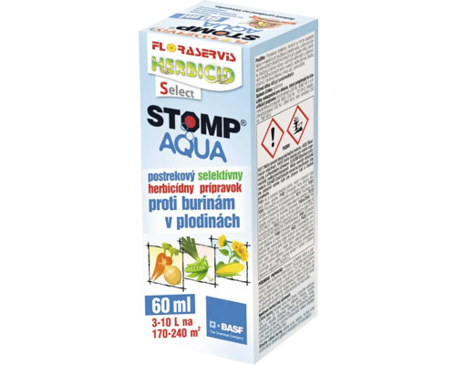 Postrek proti burine herbicíd STOMP AQUA Floraservis 60 ml Stomp Aqua herbicíd, 60 ml balenie