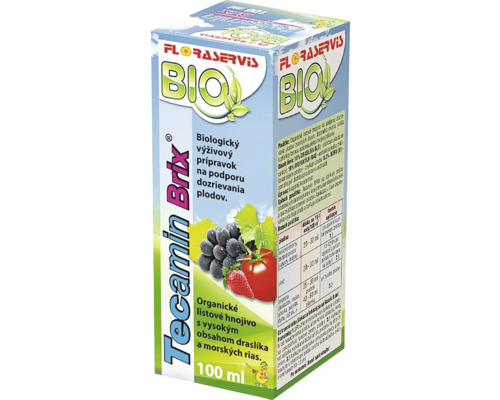 Organické listové hnojivo BIO Tecamin Brix Floraservis 100 ml Tecamin Brix Bio listové hnojivo, 100 ml balenie