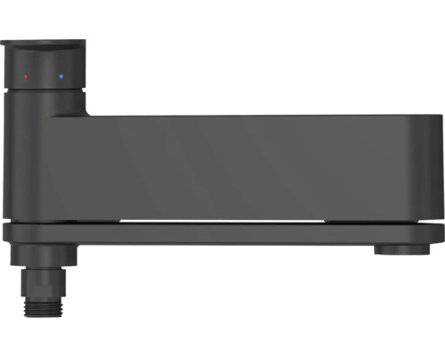 Čierna umývadlová batéria do kúpeľne