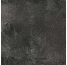 Detail tmavošedej nástennej dlaždice s matným povrchom a vzhľadom betónu.