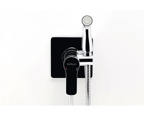 Bidetová batéria so sprchovou hadicou a držiakom