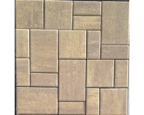 Dlažobné kocky rôznych veľkostí a tvarov pre záhradný chodník