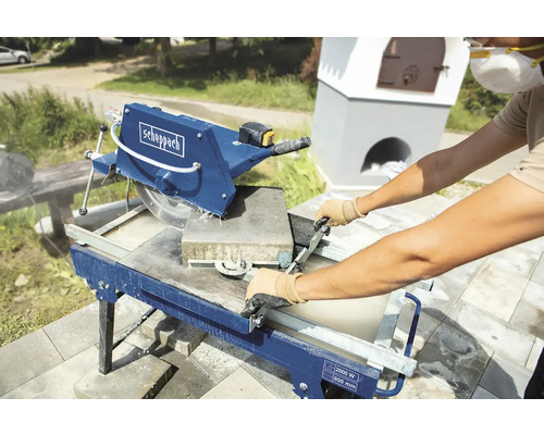 Rezačka obkladov Scheppach sa používa na rezanie obkladov