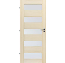 Drevené dvere s viacerými sklenenými panelmi