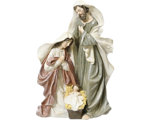 Sada betlehemských figúrok s Máriou, Jozefom a Ježiškom v jasliach