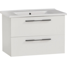 Skrinka pod umývadlo s dvomi zásuvkami a umývadlom na dosku