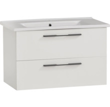 Skrinka pod umývadlo s dvoma zásuvkami a integrovaným umývadlom