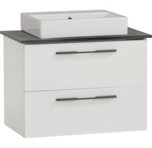 Skrinka pod umývadlo s dvoma zásuvkami a umývadlom na dosku