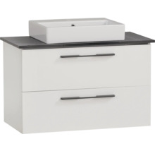 Skrinka pod umývadlo s dvomi zásuvkami a umývadlom na dosku