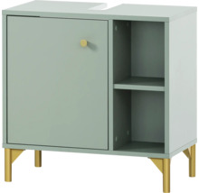 Skrinka pod umývadlo s dvierkami, policou a nožičkami