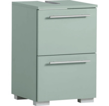 Skrinka pod umývadlo s dvomi zásuvkami a úchytmi