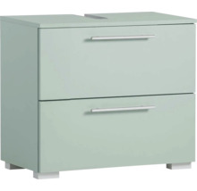 Skrinka pod umývadlo s dvoma zásuvkami a úchytmi