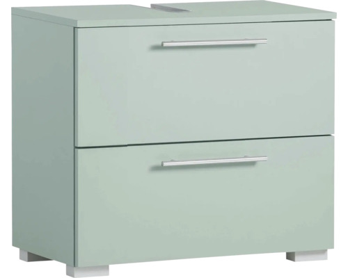 Skrinka pod umývadlo s dvoma zásuvkami a úchytmi