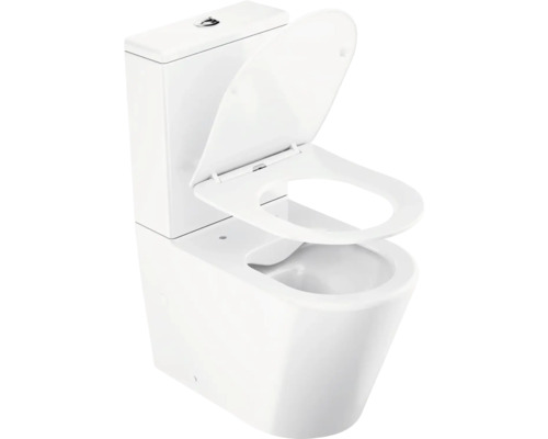 Stojace WC s otvoreným splachovacím okrajom a splachovacou nádržkou