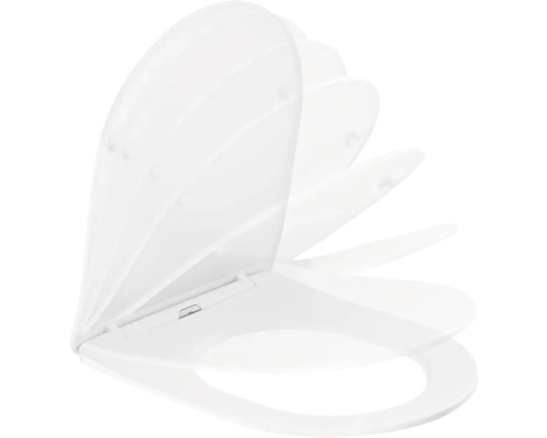 Plastové záchodové sedadlo s automatickým sklápaním