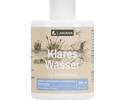 Čistiace baktérie do jazierka Lawana Klares Wasser 500 ml Lawana Klares Wasser Jazierkové baktérie na biologické samočistenie, 500 ml