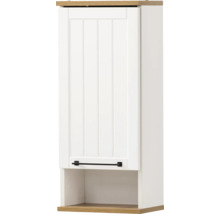 Závesná skrinka s priehradkou na uloženie kúpeľňových potrieb.