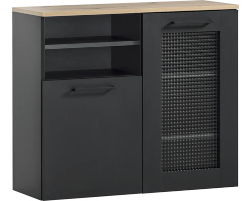 Komoda s jednými dverami, jednou zásuvkou a dvoma policami