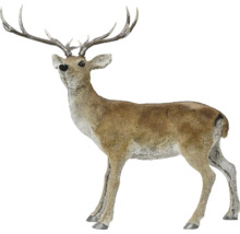 Stojaca dekoratívna figúrka jeleňa