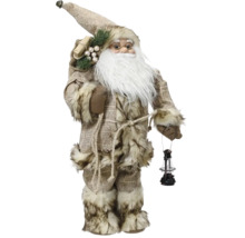 Dekoratívny Santa Claus s lampášom na vianočné dekorácie