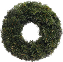 Smrekový veniec na vianočnú dekoráciu