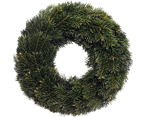 Smrekový veniec na vianočnú dekoráciu