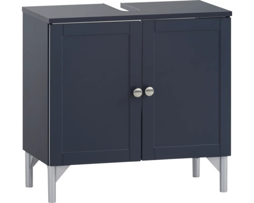 Skrinka pod umývadlo s dvomi dvierkami a nožičkami.