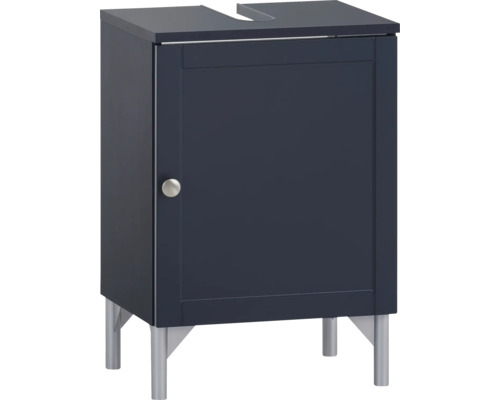 Skrinka pod umývadlo s jednými dvierkami a nožičkami