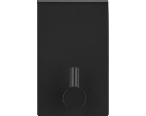 Čierny dávkovač mydla na montáž na stenu