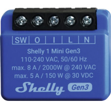 Prepínač WLAN Shelly 1 Mini Gen3