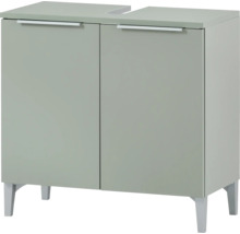 Skrinka pod umývadlo s dvomi dvierkami a nožičkami