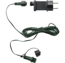 Sieťová prípojka pre vonkajšie osvetlenie so zástrčkou a káblom