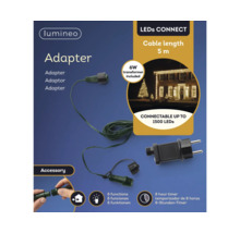 Adaptér LED svetelnej reťaze s káblom s dĺžkou 5 metrov