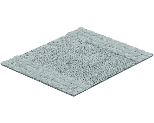 Sivá kúpeľňová predložka so strapcami