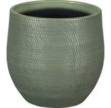 Okrúhly keramický kvetináč s nopkovým vzorom