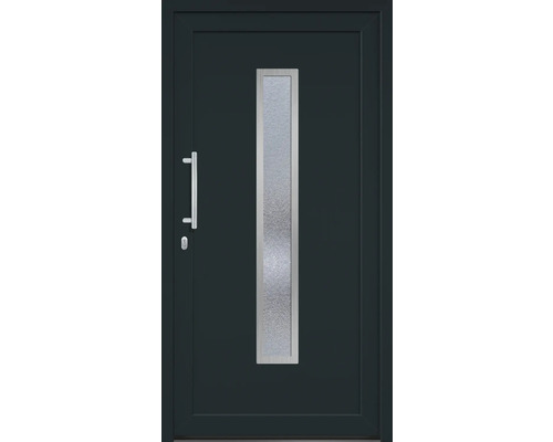 Vchodové dvere plastové A2210 antracit 100 P