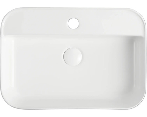 Keramické umývadlo na dosku s obdĺžnikovým tvarom