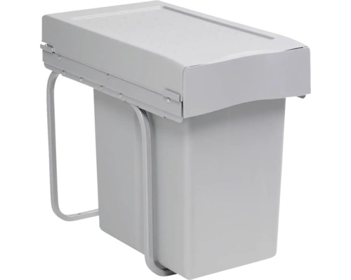 Odpadkový kôš s vekom a kovovým rámom na montáž v kuchyni