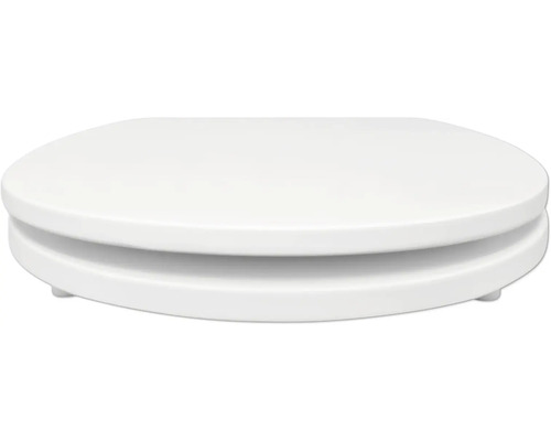 Toaletné sedadlo z plastu, okrúhly tvar