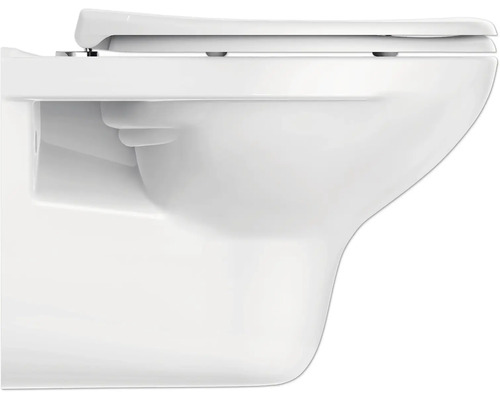 Závesné WC z keramiky s WC sedadlom