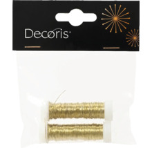 Decoris zlatý drôtik na tvorenie na cievkach v balení