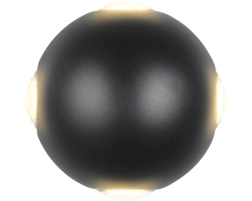 Guľovité vonkajšie nástenné svietidlo na osvetlenie domu