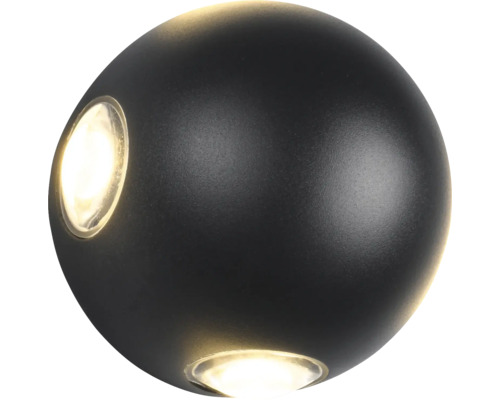 Guľovité nástenné svietidlo s tromi svetelnými zdrojmi