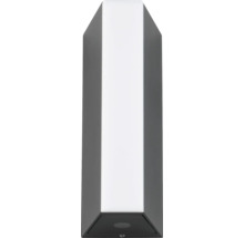 Sivé vonkajšie nástenné svietidlo