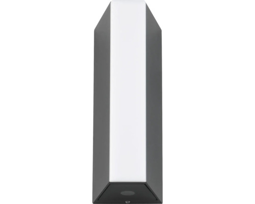 Sivé vonkajšie nástenné svietidlo