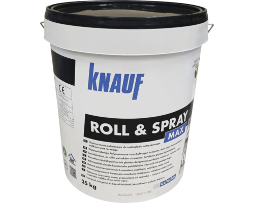 Knauf Roll and Spray Max polymérová stierka vo vedre
