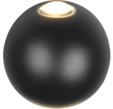Čierne guľové svietidlo