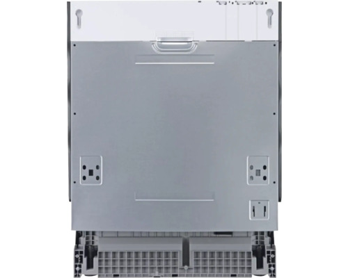 Pohľad zozadu na umývačku riadu s upevňovacími bodmi